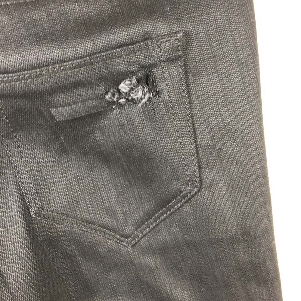 Prada Skinny Straight Black Indigo Denim Italy 26 - Picture 7 of 8